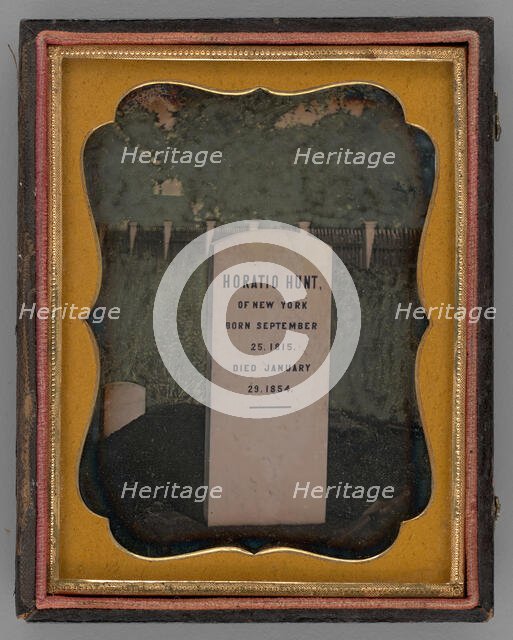 Untitled (Grave), 1854. Creator: Unknown.