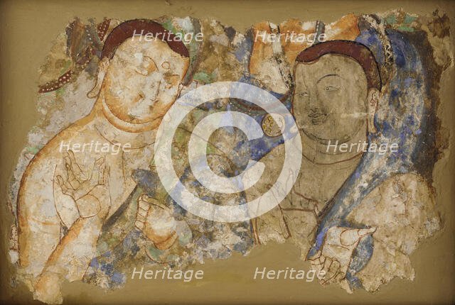 Two Monks Conversing, 4th-6th century. Creator: Unknown.