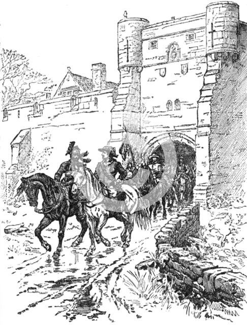 Cromwell at Bootham Bar by Ernest Crofts.:...Institute of Painters in Oil Colours, 1883. Creator: Dawson.