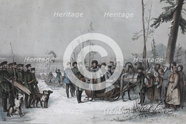 The Bear Hunt of Tsar Alexander II, 1858-1860.