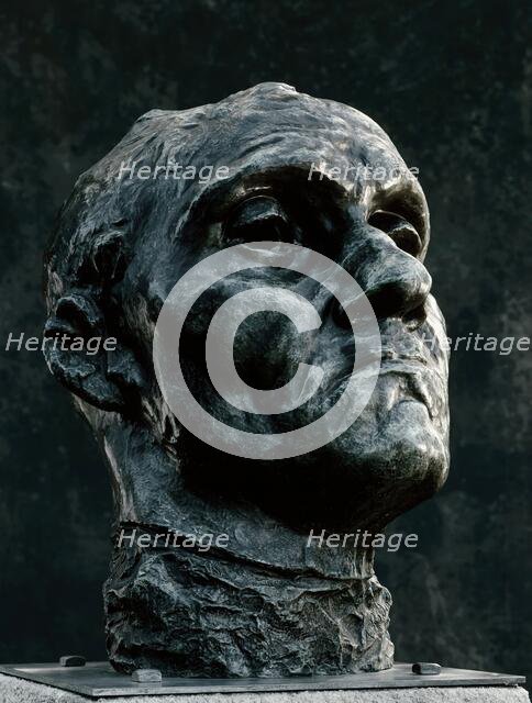 Monumental Head of Jean d'Aire, This cast 1971 (Musee Rodin 2/12). Creator: Auguste Rodin.
