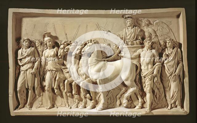 Scene from the Arch of Titus, c.1791. Creator: Jean Guillaume Moitte.