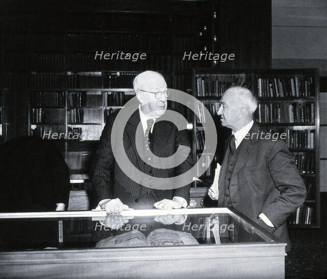 Sir Henry Hallett Dale and Sir Zachary Cope, 1962. Creator: Unknown.