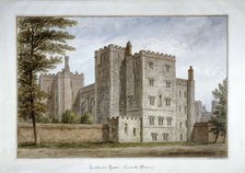 Lollard's Tower, Lambeth Palace, London, 1831. Artist: John Buckler