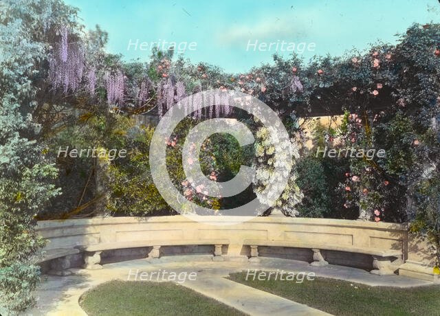 "New Place," William Henry Crocker house, 80 New Place Road, Hillsborough, California, 1917. Creator: Frances Benjamin Johnston.