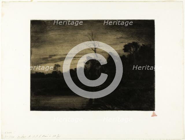 The Flight into Egypt, 1848. Creator: Charles Emile Jacque.