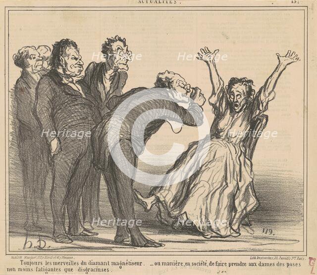 Toujours les merveilles du diamant ..., 19th century. Creator: Honore Daumier.