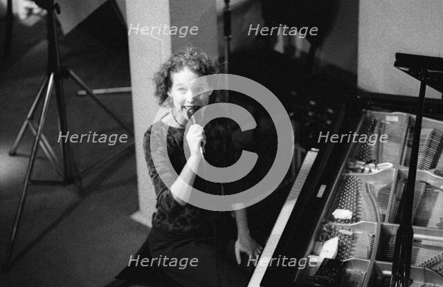 Lynne Arriale, Pizza Express, Maidstone, Kent, July 1985. Creator: Brian O'Connor.