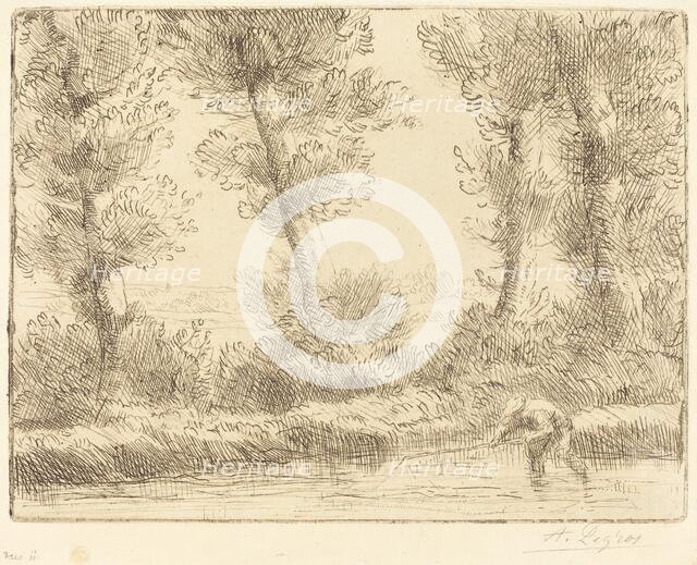 Banks of the Liane (Les bords de la Liane). Creator: Alphonse Legros.