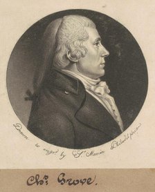 Charles Grove, 1798. Creator: Charles Balthazar Julien Févret de Saint-Mémin.