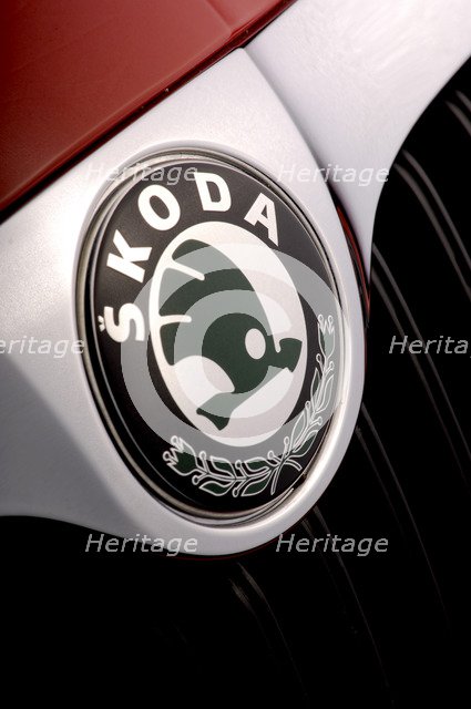 Skoda Fbia Estate  HTP 1-2  2007. Artist: Simon Clay.