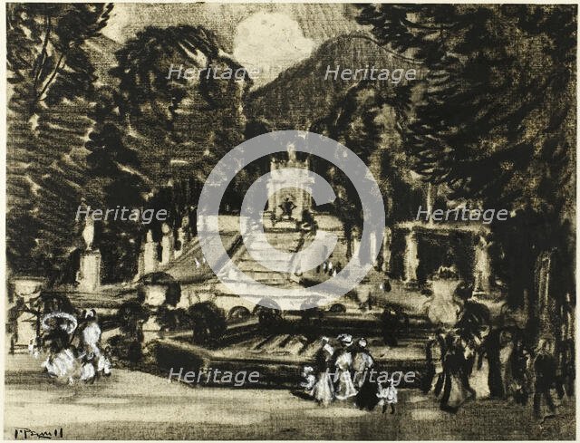 The Park, La Granga, c. 1903. Creator: Joseph J Pennell.