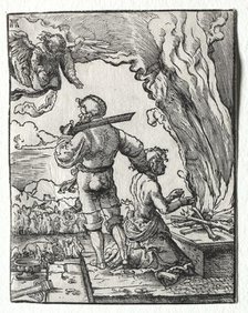 Abraham's Sacrifice, c. 1520. Creator: Albrecht Altdorfer (German, c. 1480-1538).