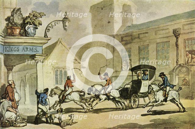 'The King's Arms, Dorchester', late 18th-early 19th century, (1943).  Creator: Thomas Rowlandson.