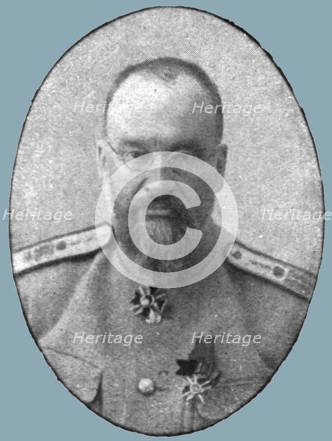 ''La fin tragique des Romanof; le docteur Botkine, medecin du tsar, massacre aux cotes..., 1918. Creator: Unknown.
