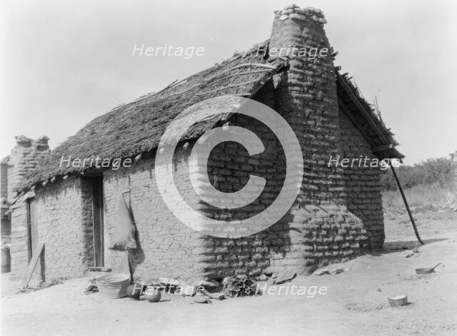 Modern Cupeño house, c1924. Creator: Edward Sheriff Curtis.