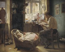 At the China Repairer's, 1891. Creator: Tornøe, Wenzel (1844-1907).