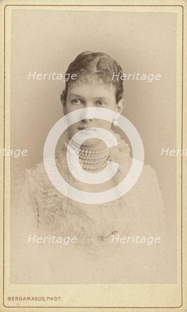 Grand Duchess Marie Paulovna (formerly Princess Marie of Mecklenburg-Schwerin...,between 1870 and 80 Creator: Unknown.