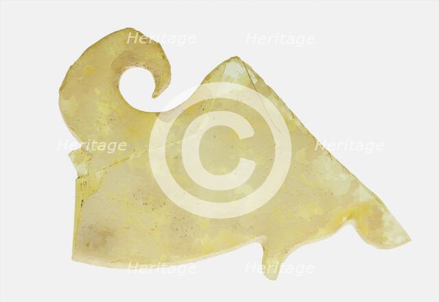 Fragment From a Platter Handle, Late Roman. Creator: Unknown.