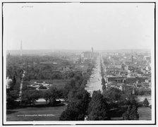 Washington from the Capitol, c1901. Creator: Unknown.