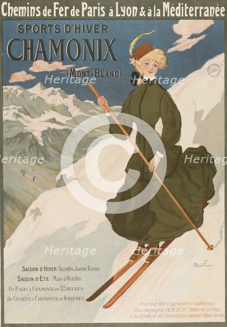 Chamonix Mont Blanc, 1905.