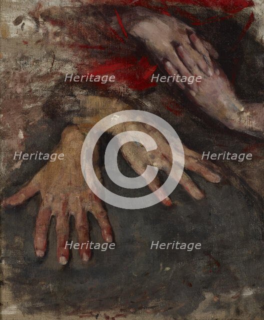 Study of Two Pairs of Hands, between 1886-1890. Creator: Olga Boznanska.