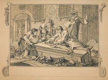 Sketch for 'Industry and Idleness' - Plate III, 1747. Artist: William Hogarth.