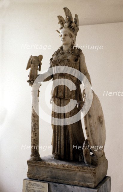 Athena Parthenos (copy) by Phidias.