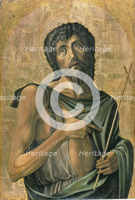 Saint John the Baptist. Artist: Vivarini, Alvise (ca. 1446-ca. 1505)