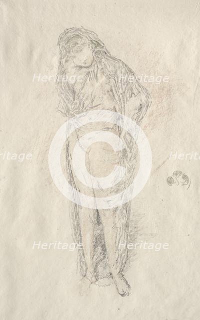 Draped Figure Standing. Creator: James McNeill Whistler (American, 1834-1903).