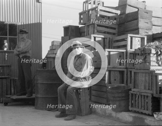 Self-help cooperative, Burbank, California, 1936. Creator: Dorothea Lange.