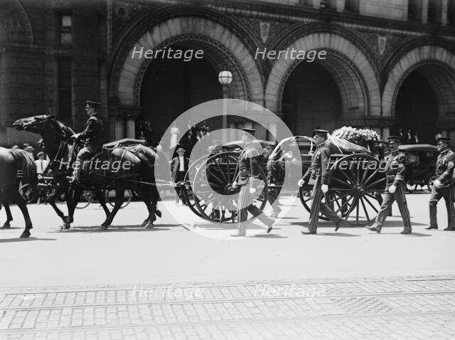 Funeral of P. Ezequial [sic] Rojas, E.E. And M.P. from Venezuela, 1914. Creator: Harris & Ewing.