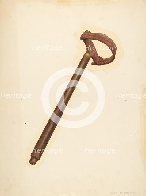 Branding Iron, c. 1939. Creator: Fred Hassebrock.