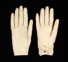 Evening gloves, French, 1848. Creator: Unknown.