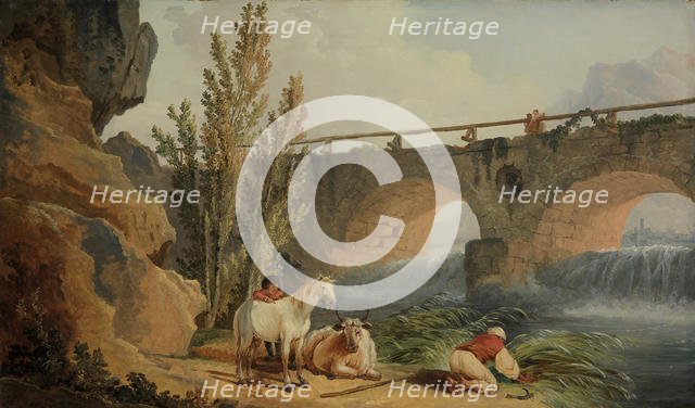 Bridge over a Cascade. Creator: Hubert Robert.