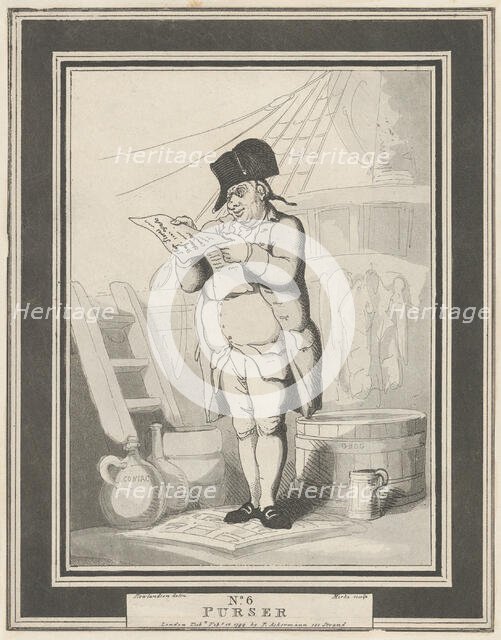 No. 6: Purser, February 15, 1799. Creator: Henri Merke.
