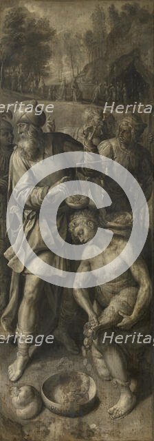 The Burial of Sarah, 1602. Creator: Martin de Vos.