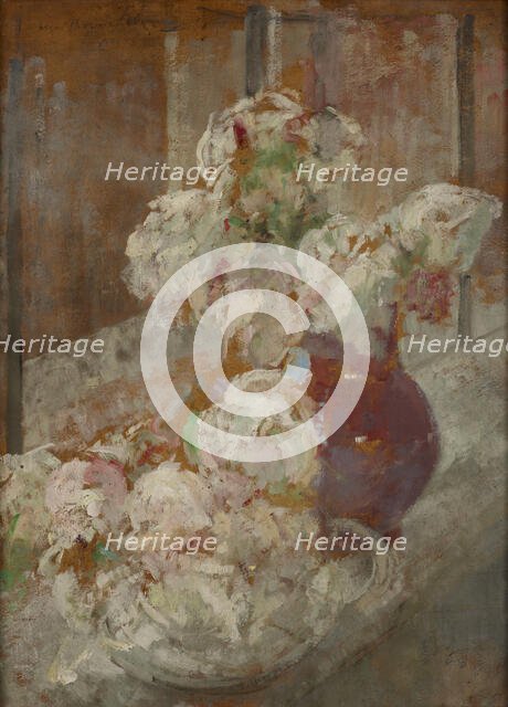 Flowers, 1913. Creator: Olga Boznanska.