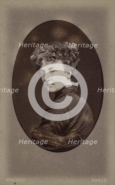 Portrait of Jane Dieulafoy (1851-1916), c. 1890. Creator: Ostroróg (Waléry), Stanislaw Julian Ignacy (1863-1929).