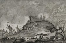 First Carlist War (1833-1840): Battle of Ormaiztegui (3 January 1835), 1845. Creators: Francisco Sainz, Juan Garrafa.