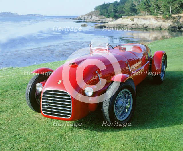 1947 166 Spyder Corsa. Artist: Unknown.