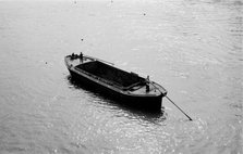 Barge on the Thames, c1945-c1965. Artist: SW Rawlings