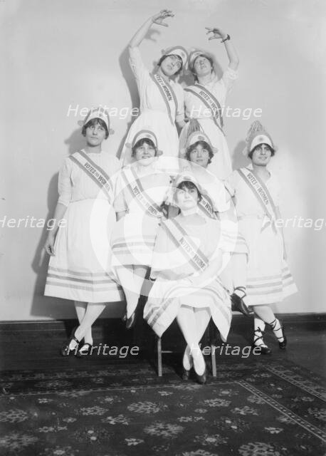 Suffrage dancers, between c1910 and c1915. Creator: Bain News Service.