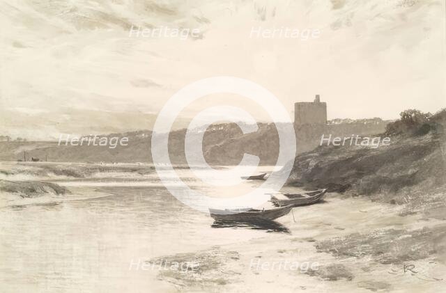 Norham Castle-Illustration For George Napier's "Homes And Haunts", 1883. Creator: George Reid.