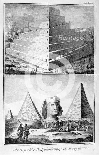 Antiquities of Babylonia and Egypt, 1751-1777. Artist: Unknown