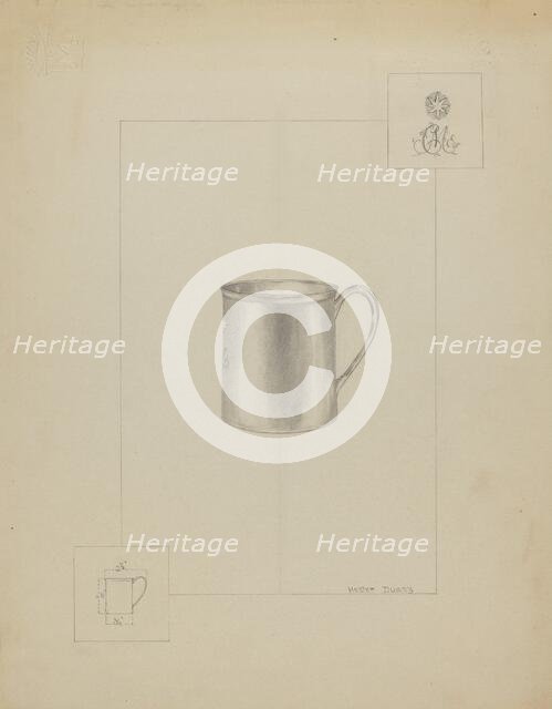 Silver Cup, c. 1936. Creator: Hester Duany.