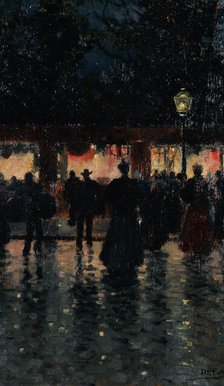 La fiera dei morti (The Fair of the Dead), 1914. Creator: Catti, Michele (1855-1914).