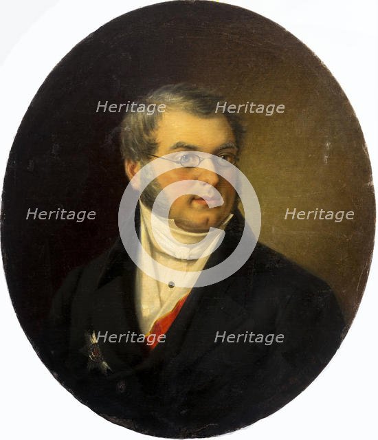 Portrait of the author Mikhail Nikolaevich Zagoskin (1789-1852), 1868. Creator: Bolotov, Dmitry Mikhaylovich (1837-1907).