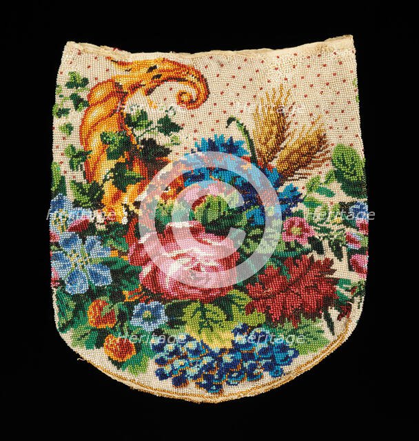 Pouch, Mexican, 1830-60. Creator: Unknown.