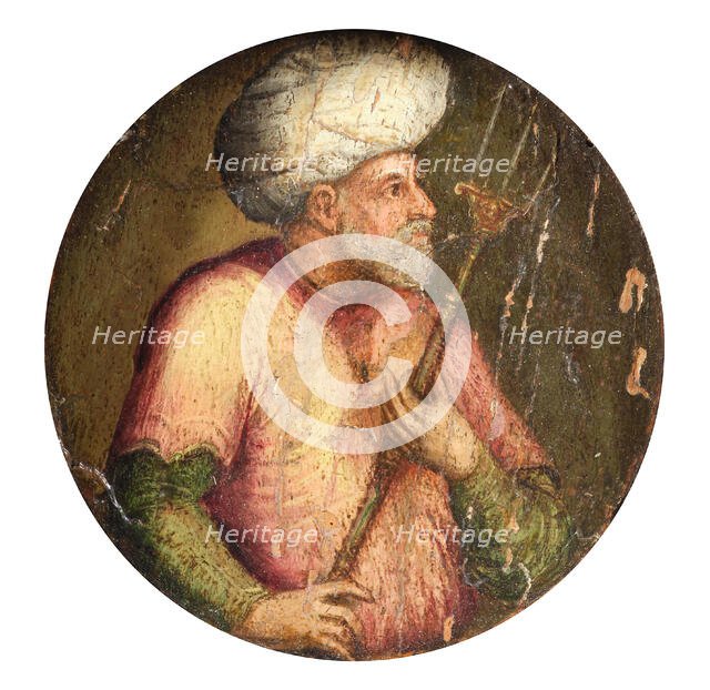 Portrait of Hayreddin Barbarossa (1478-1546), 16th century. Creator: Anonymous.